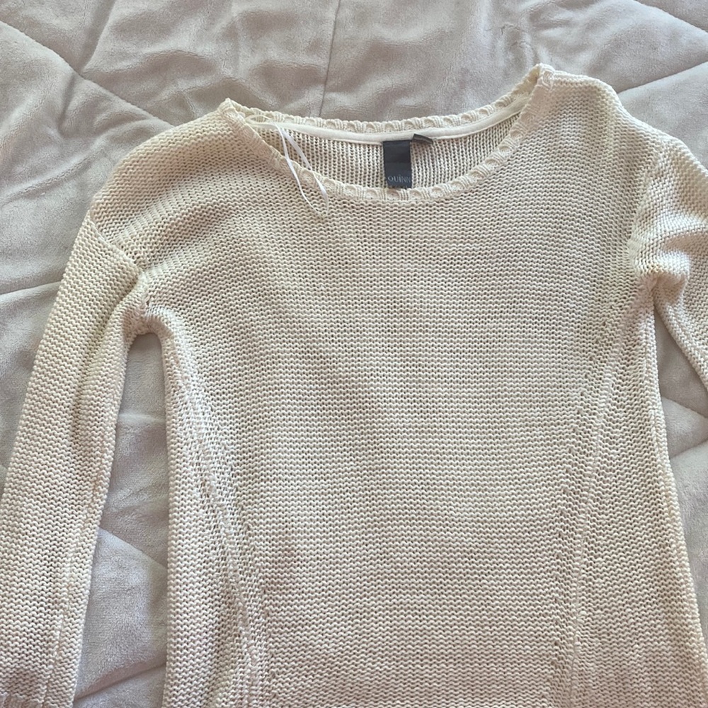White Quinn sweater